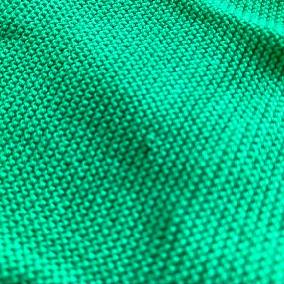 Talbots Green Button Shoulder 3/4 Sleeve Sweater - Picture 7 of 9